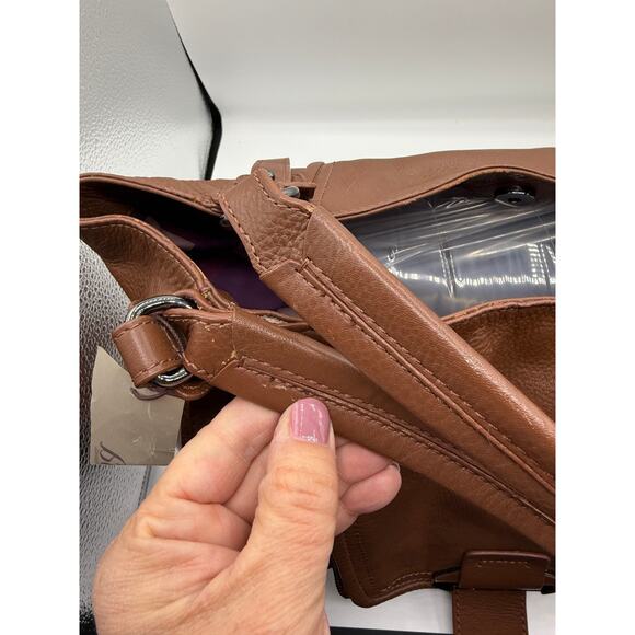 NWT Kooba Jonnie Leather Shopper Tote - Brown- Minor Flaws - Picture 11 of 14